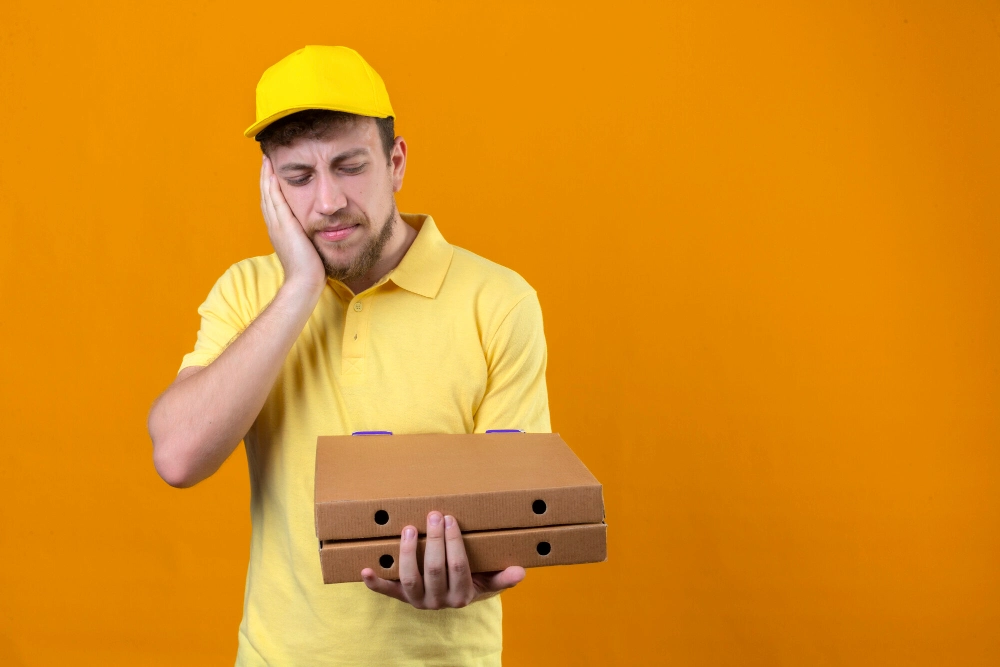 Postal employee with shoulder pain from work injury